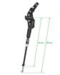 Picture of stand FORCE MANT 26-29 Al rear, black